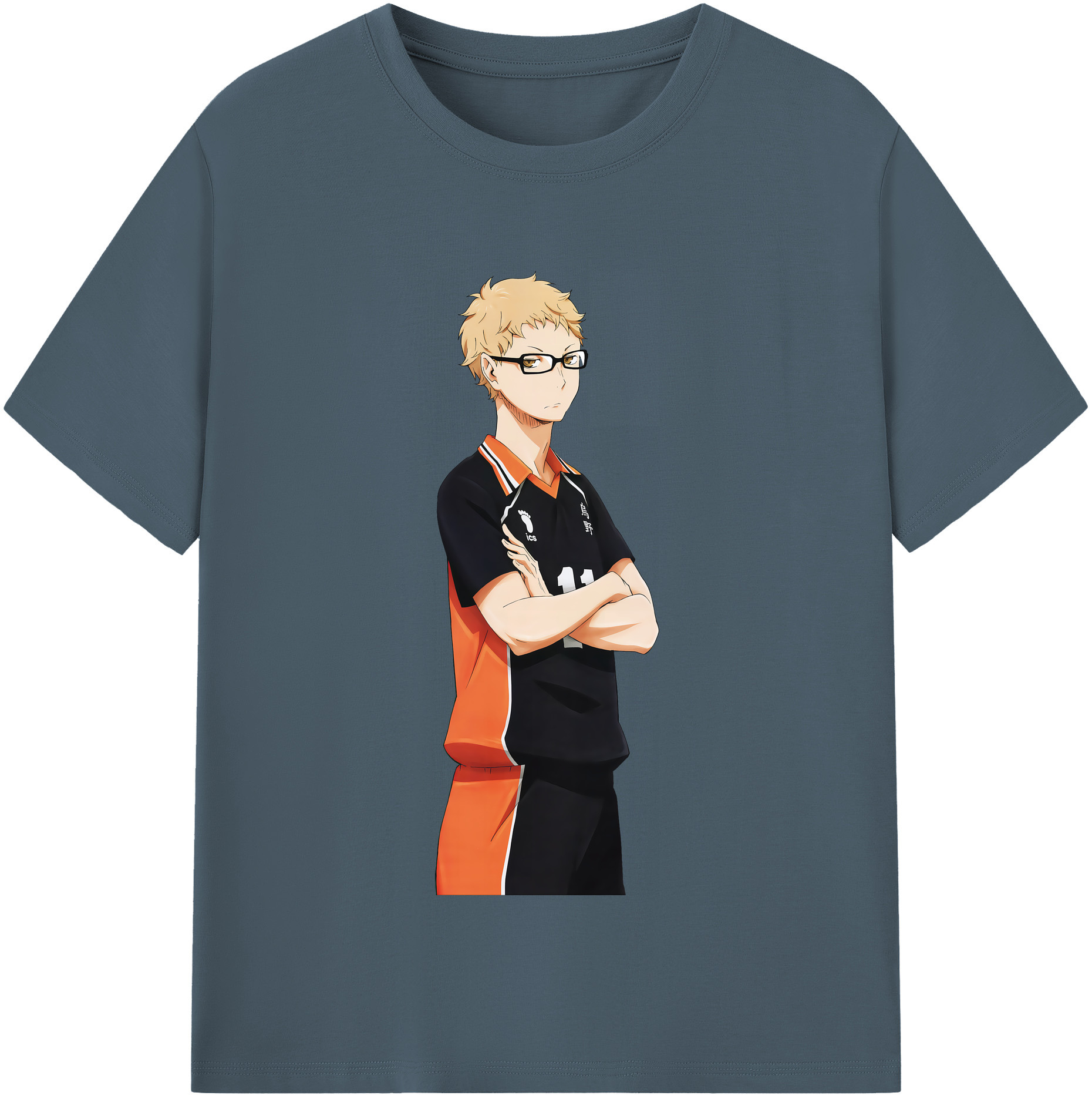 （画像用） ハイキュー!! Haikyu!! 綿100％半袖Tシャツ（フロントプリント）